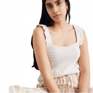 Madewell Crocheted Sweater Tank